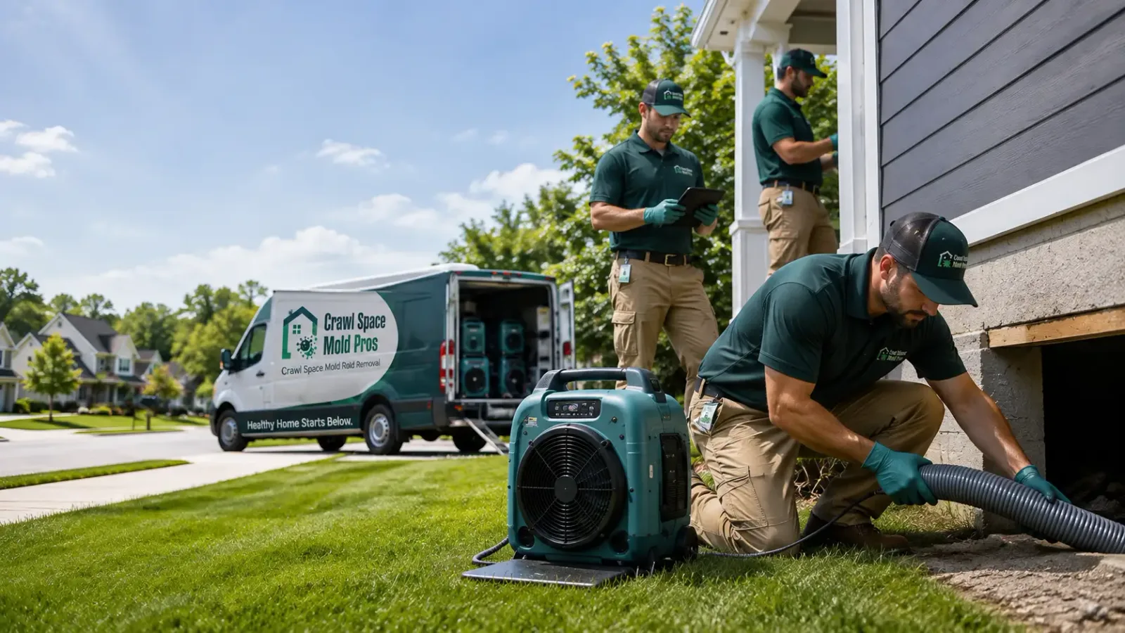 Crawl Space Mold Removal in La Jose, PA
